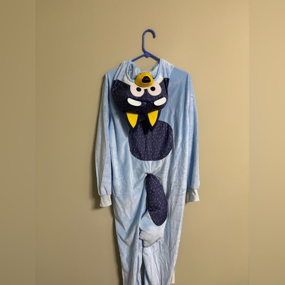 Bluey Bandit Halloween Costume Adult Size Small Medium Dog Jumpsuit One Piece - Picture 2 of 7